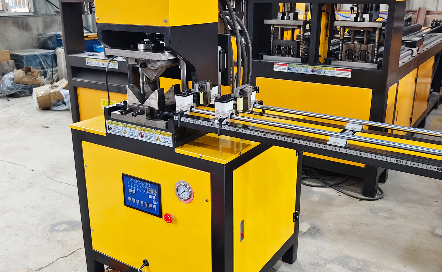 HS-P-100-2P เครื่องเจาะกึ่งอัตโนมัติ