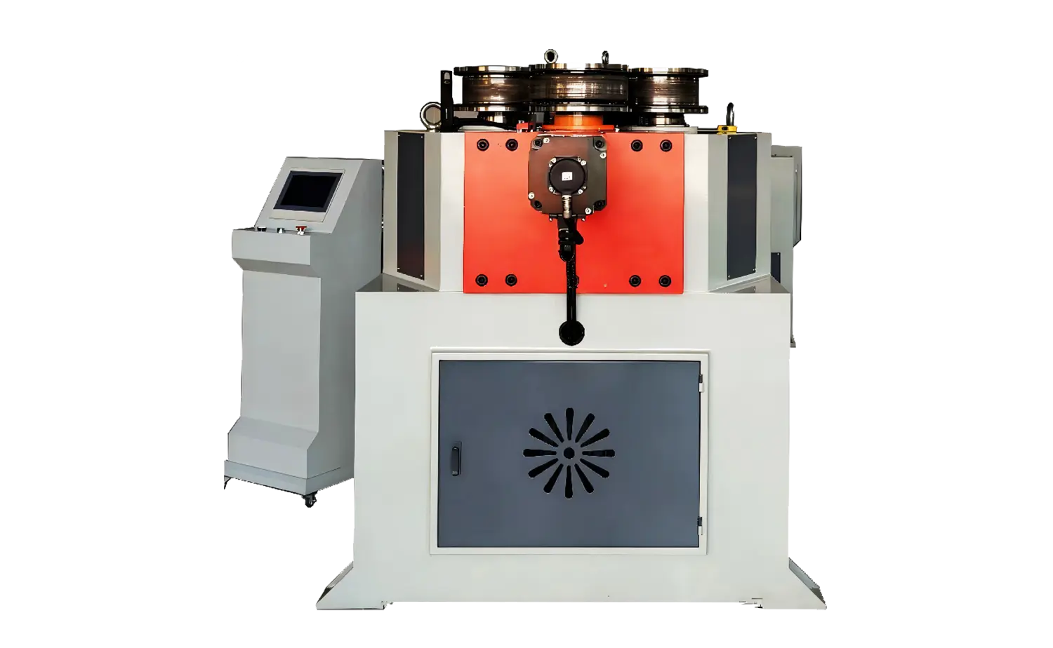 เครื่องดัดท่อซีรีส์ CNC พร้อมระบบขับเคลื่อนสามลูกกลิ้ง