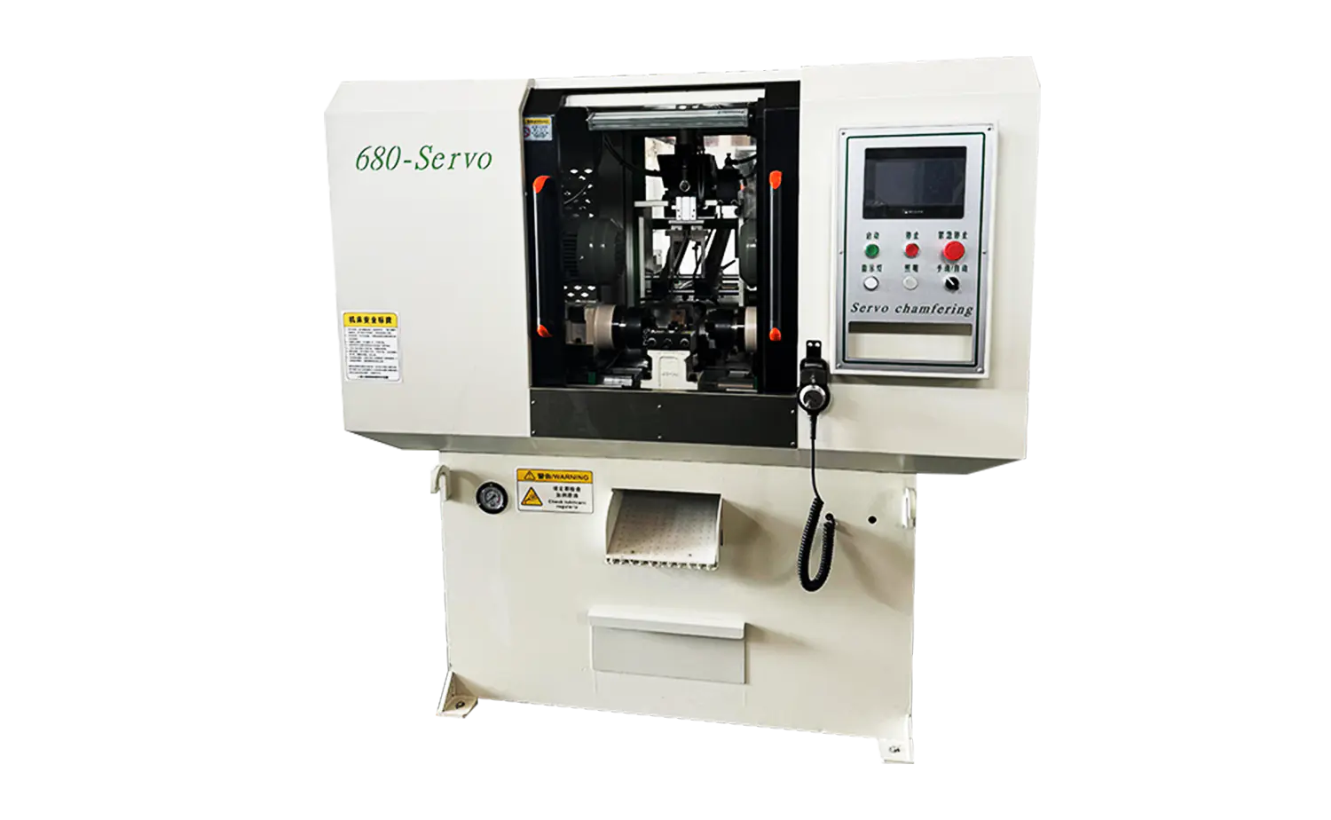 DEF680CNC Series เครื่องลบมุมท่อแบบ Double Head แบบเซอร์โวความเร็วสูง