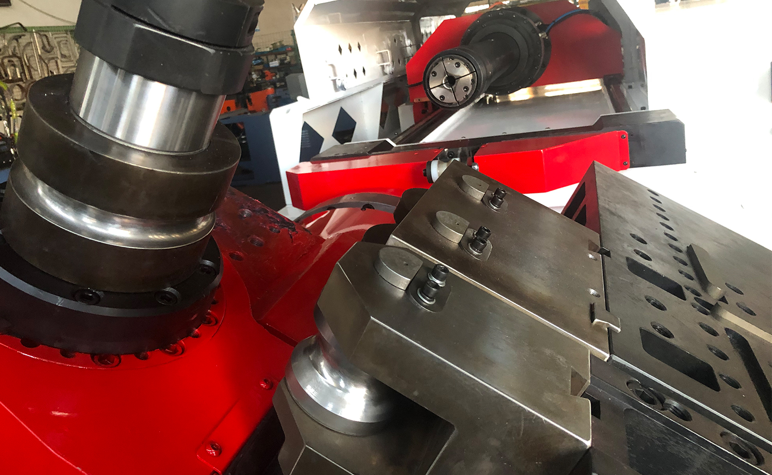 เครื่องดัดท่อหัวโรตารี CNC - สองทิศทาง