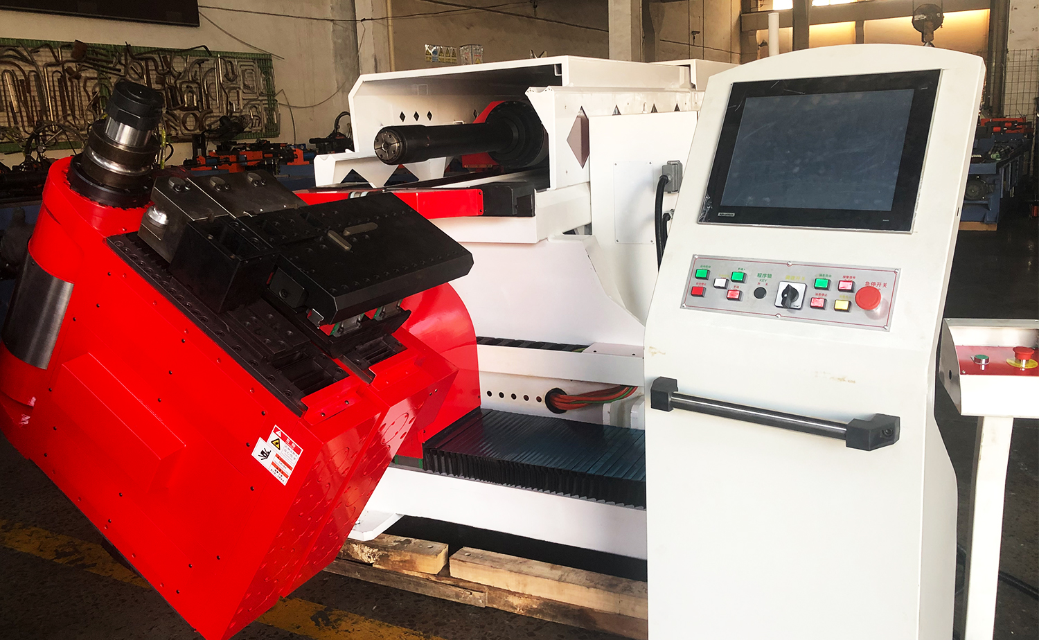 เครื่องดัดท่อหัวโรตารี CNC - สองทิศทาง